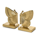 Golden Butterfly Bookends