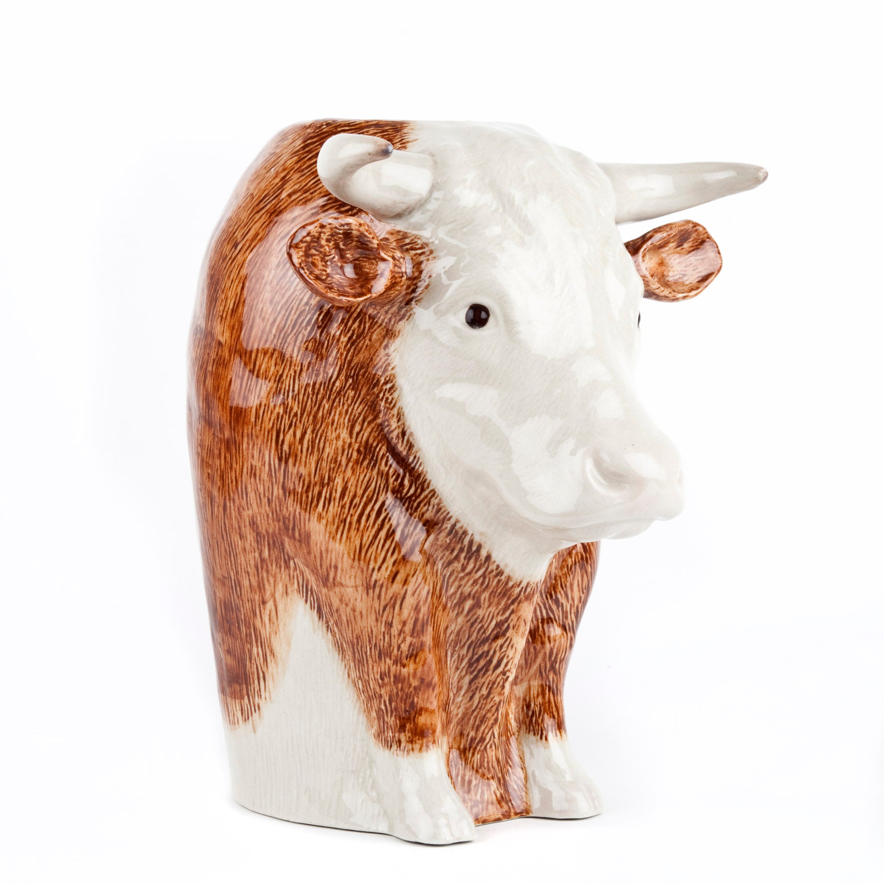 Hereford Bull Flower Vase