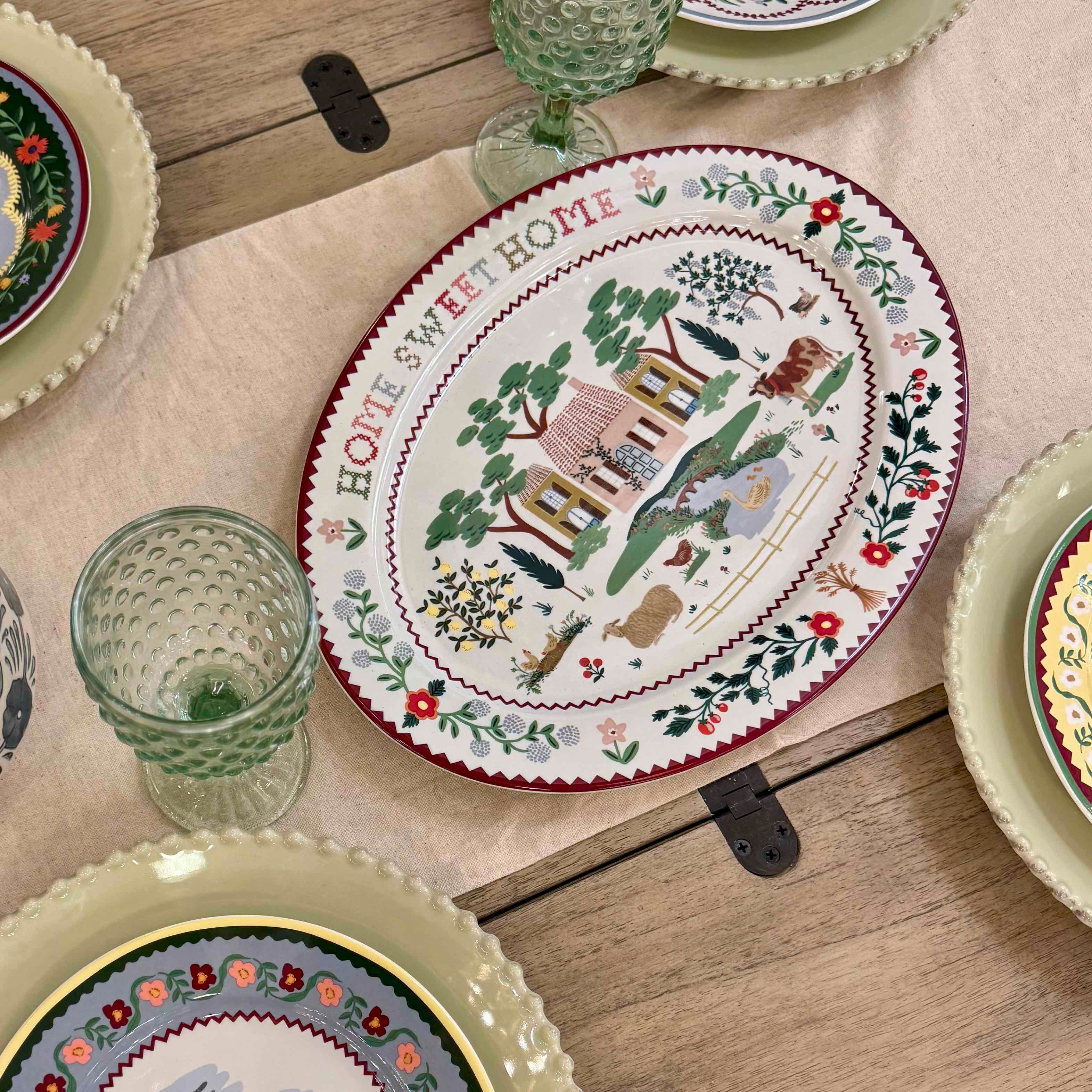 Home Sweet Home Serving Platter