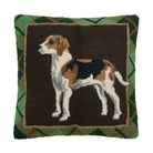 Hunting Dog Wool Hooked Pillow
