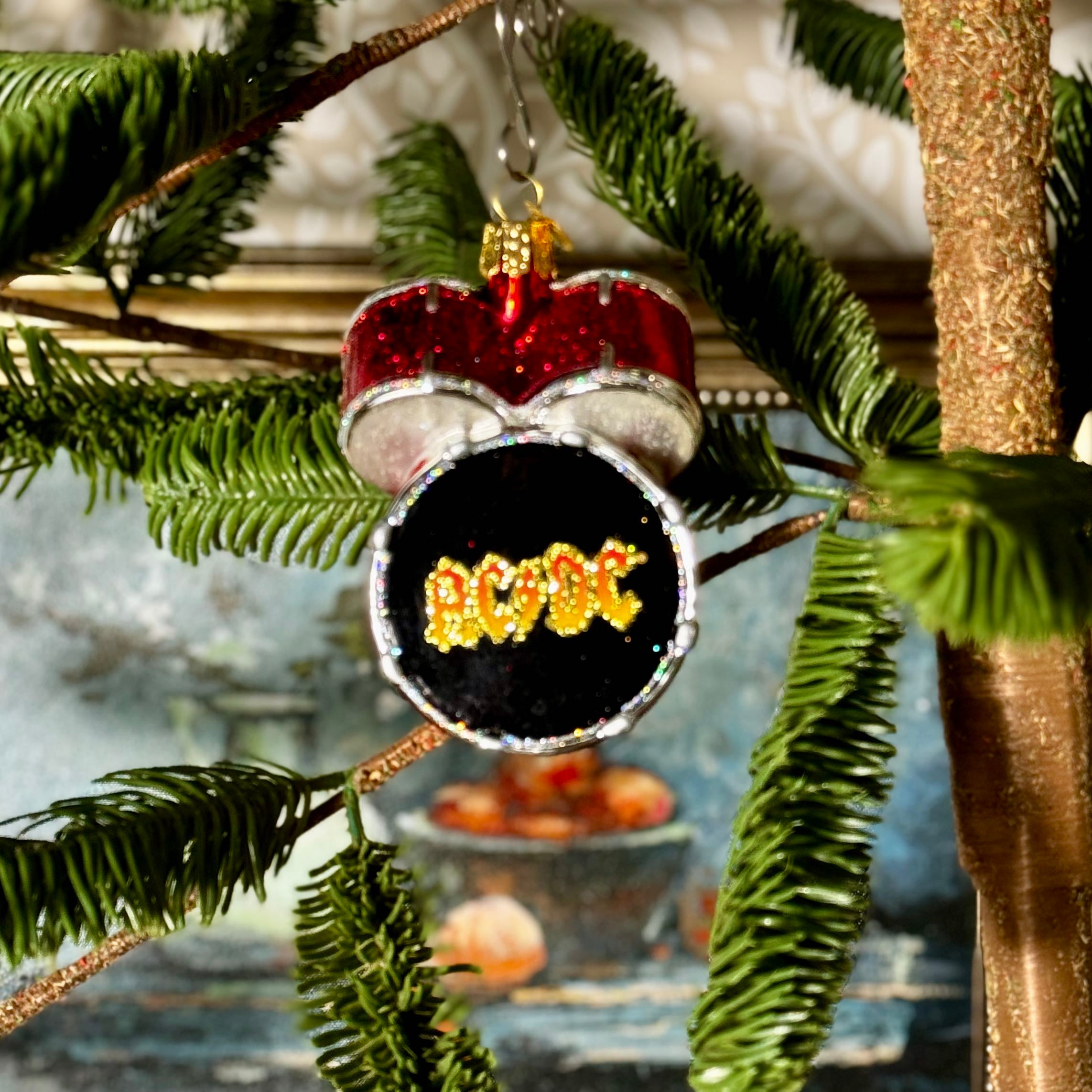 AC/DC Drum Set Ornament