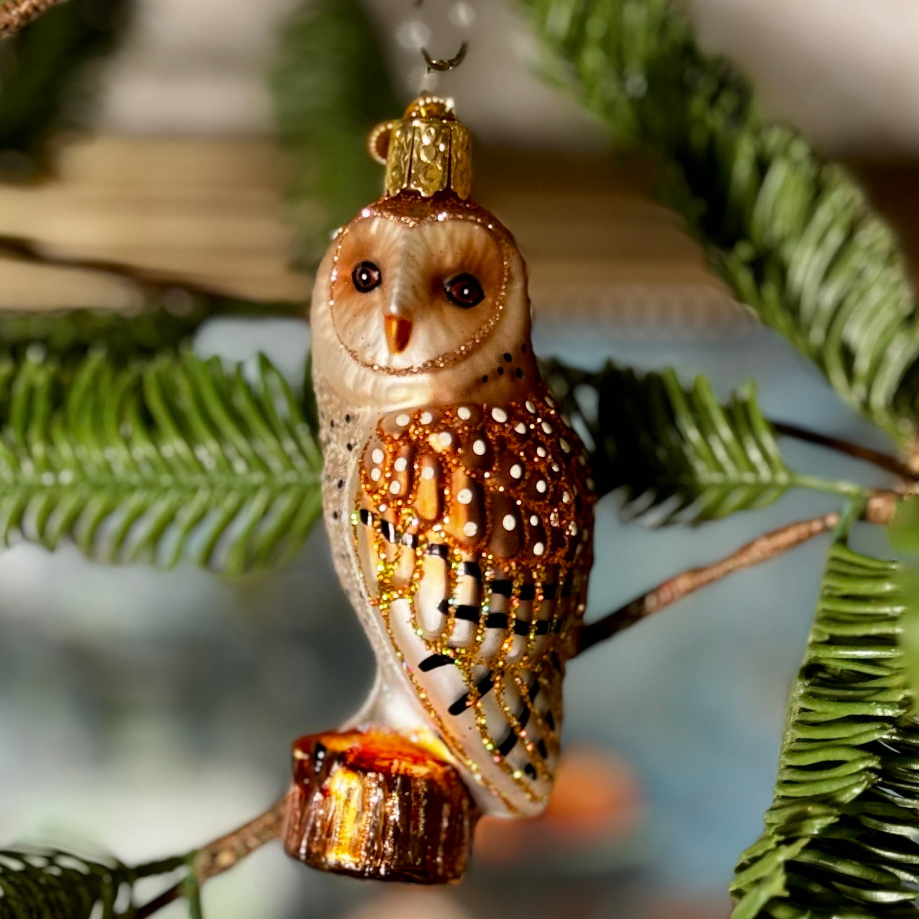 Barn Owl Ornament