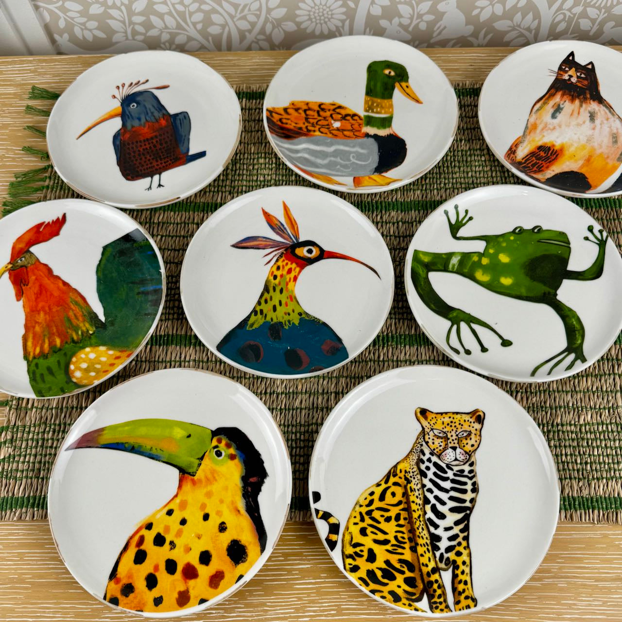 Animal Kingdom Plates - Set of 8