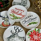 Holiday Woodlands Plates - Set of 6