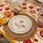 Luzia Flower Waves Plate Pink