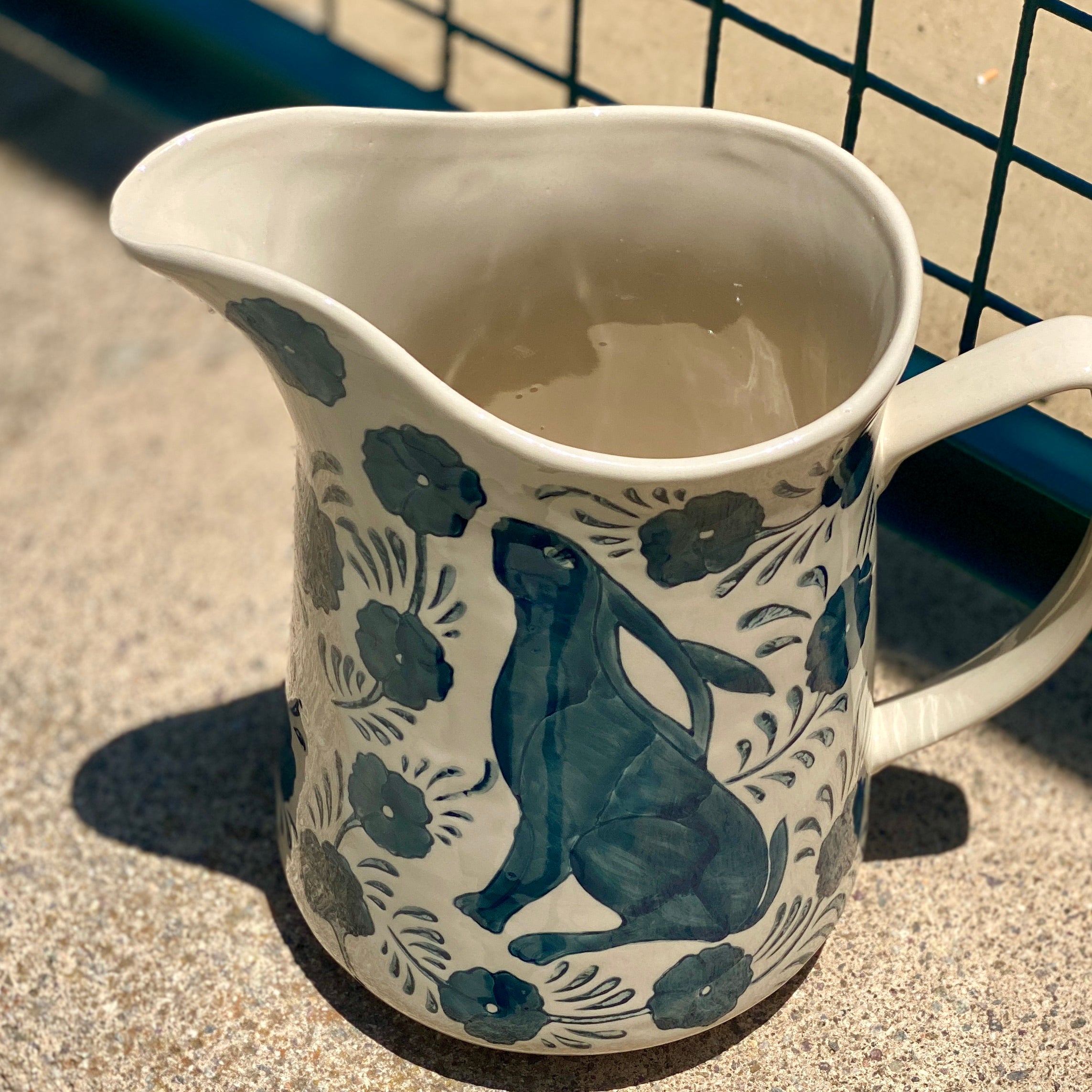 Bunny Rabbit Stoneware Pitcher – Thomas Lee Living