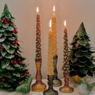 Eggnog Tree Tapered Candles - Set of 2