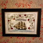 Be like the Sea Framed Needlepoint Print