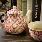 Red Rooster Stacked Tea Pot