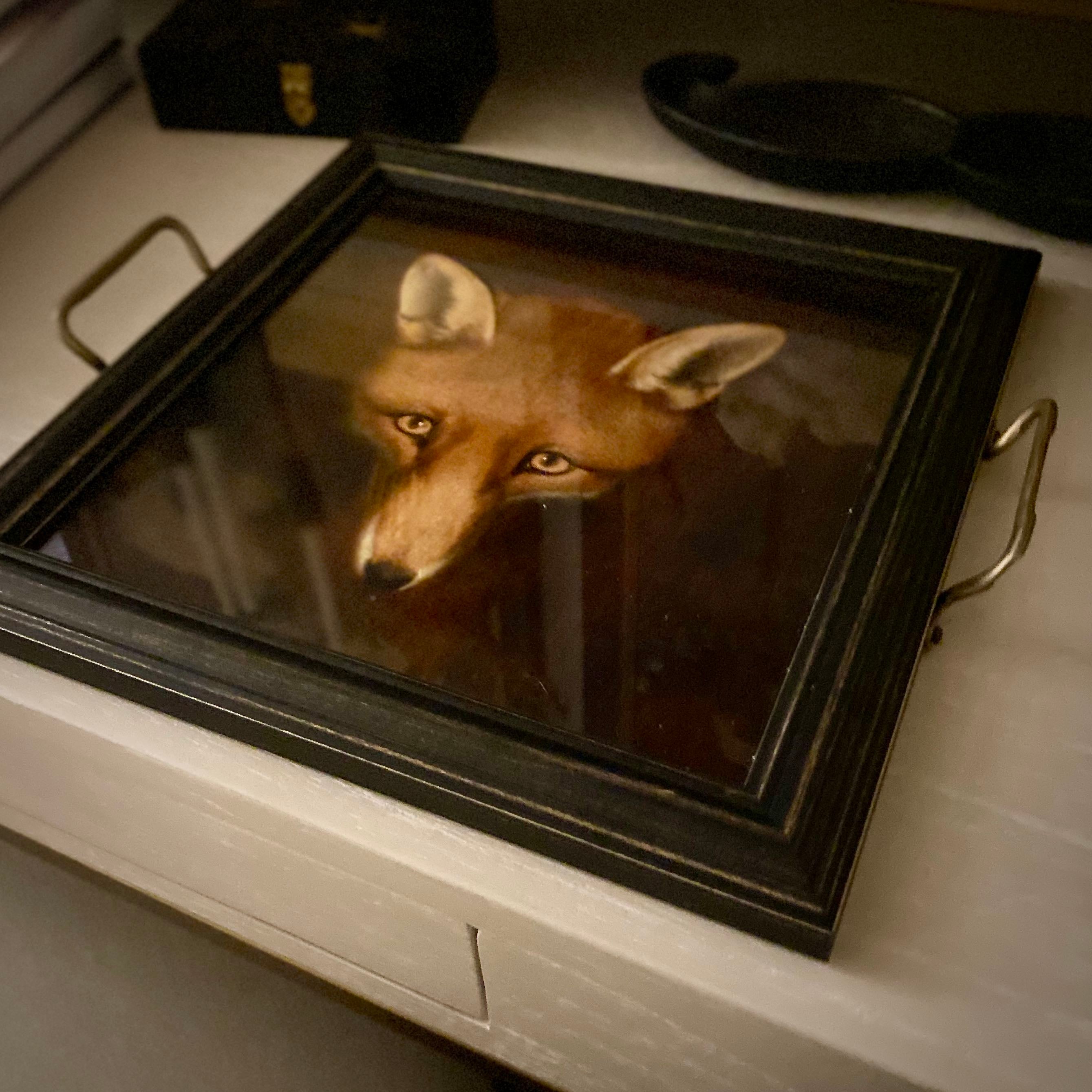 Fox Head Serving Tray