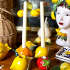 Ceramic Lemon Candleholder