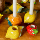 Ceramic Lemon Candleholder