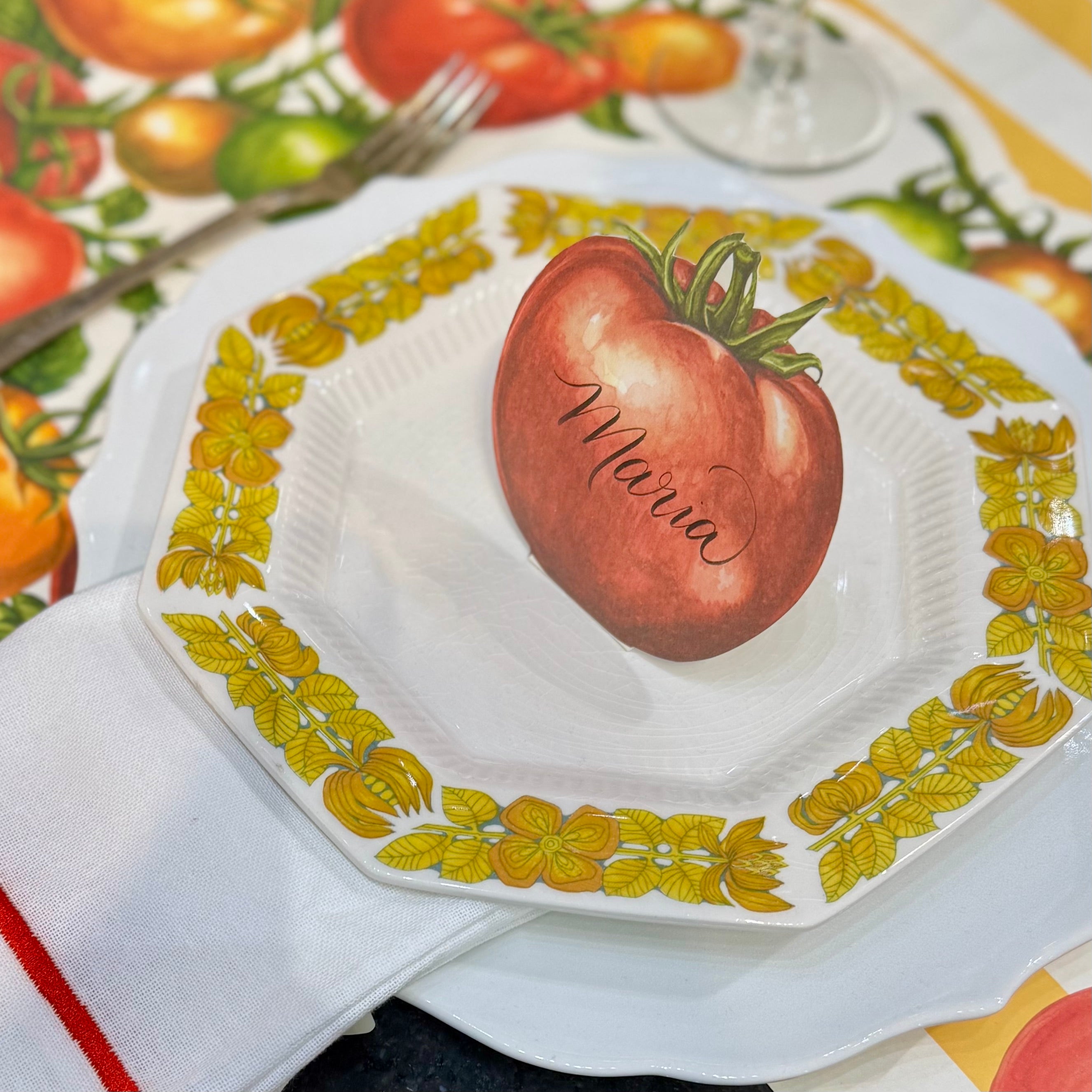 Tomato Place Card - Pack of 12