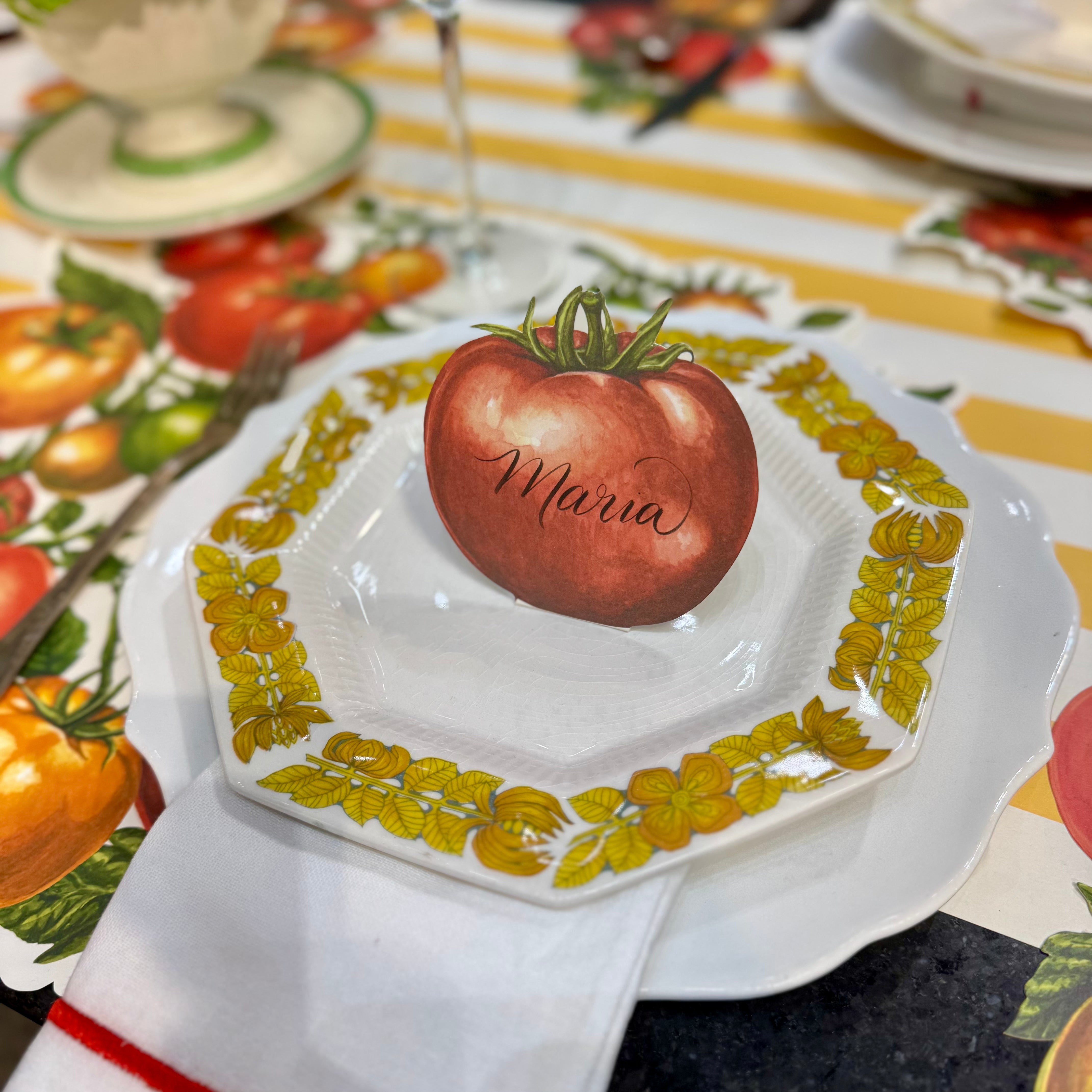 Tomato Place Card - Pack of 12