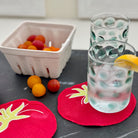 Heirloom Tomato Cocktail Napkins - Set of 4