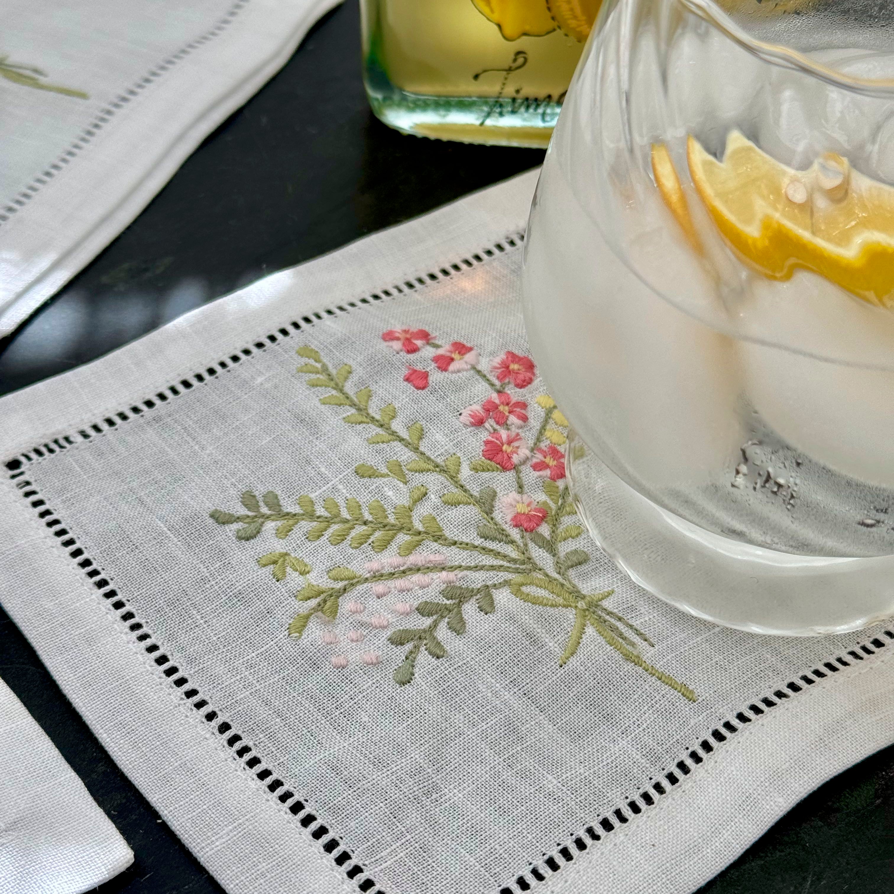 Spring Bouquet Cocktail Napkins - Set of 4