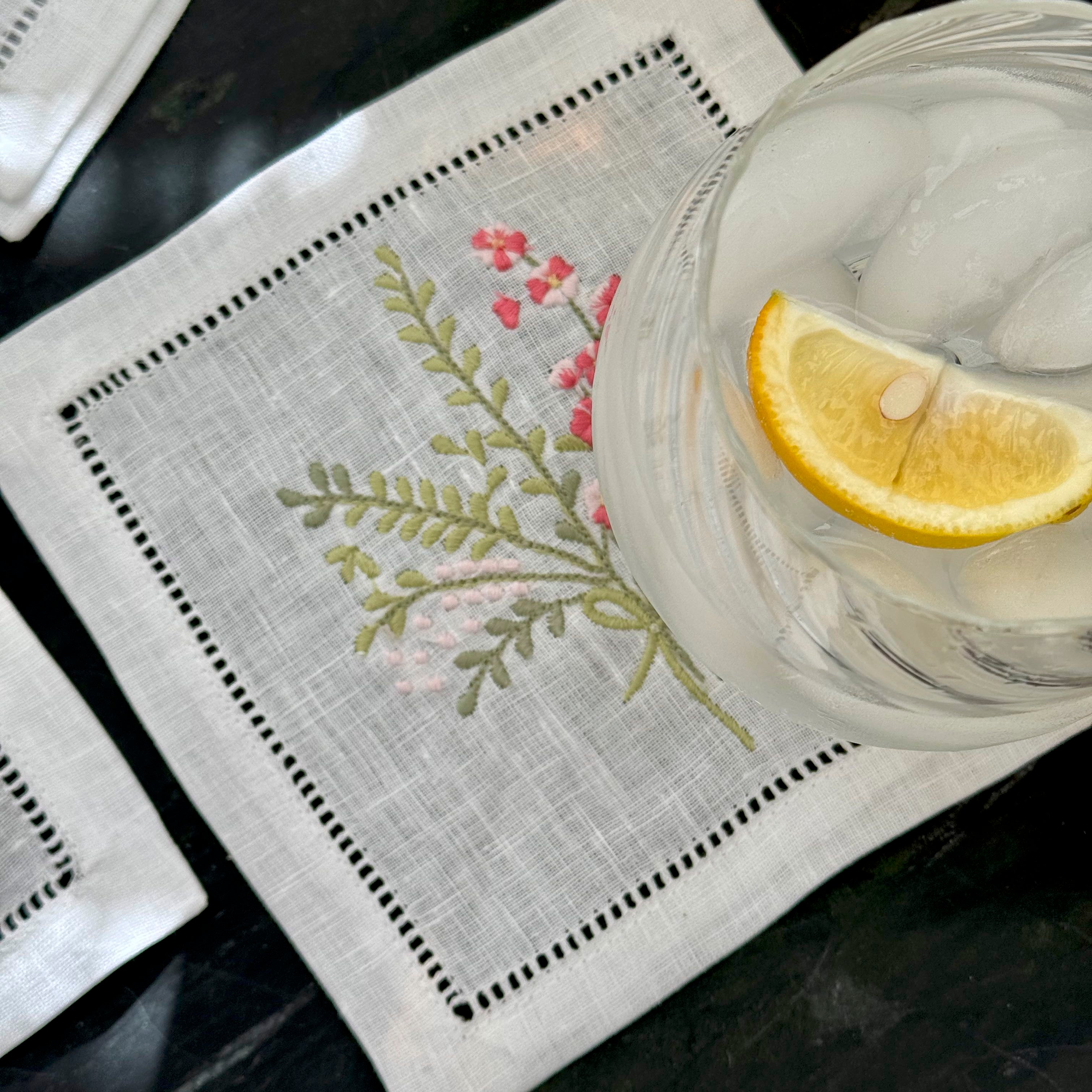 Spring Bouquet Cocktail Napkins - Set of 4