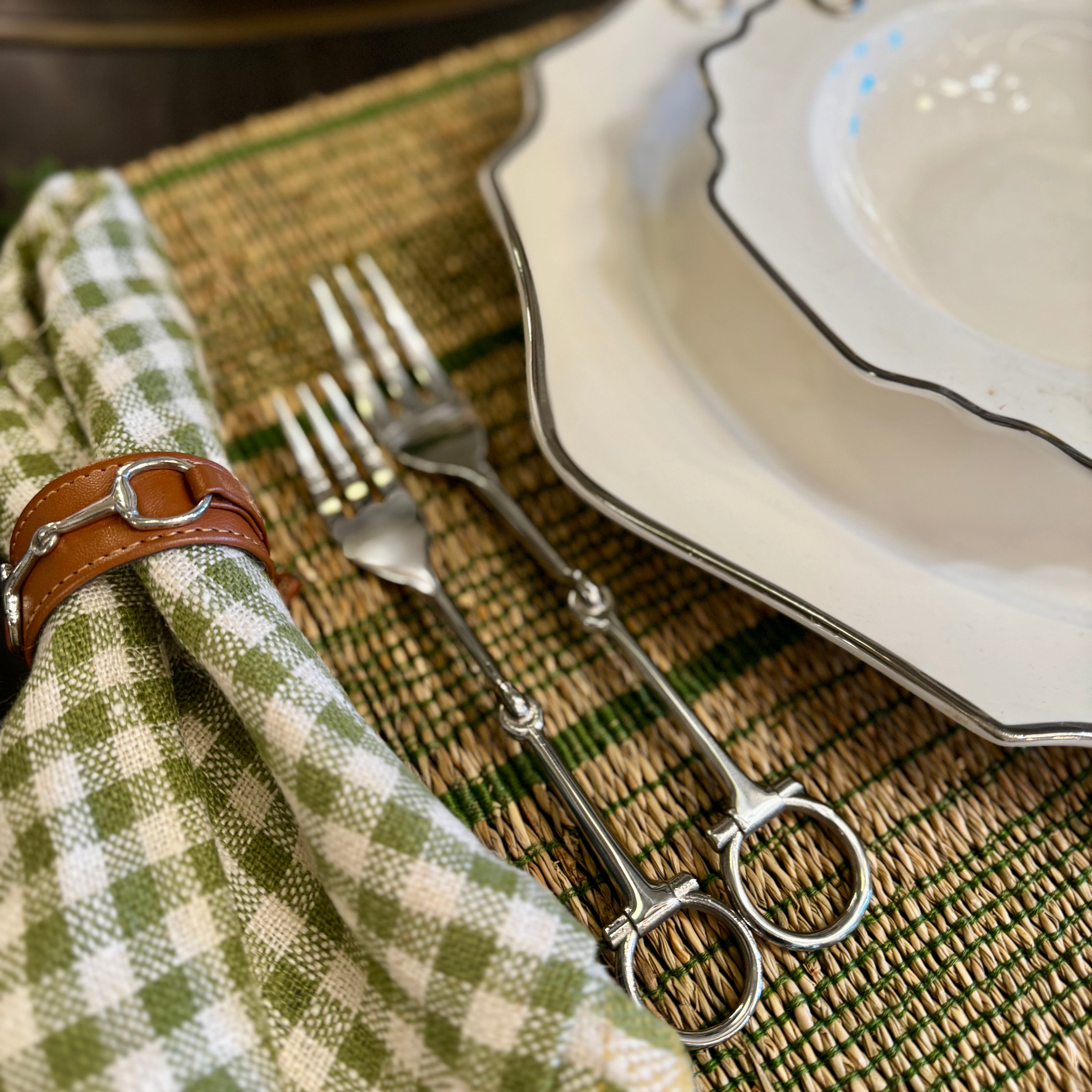 Pewter Bit Bone China Soup Bowl