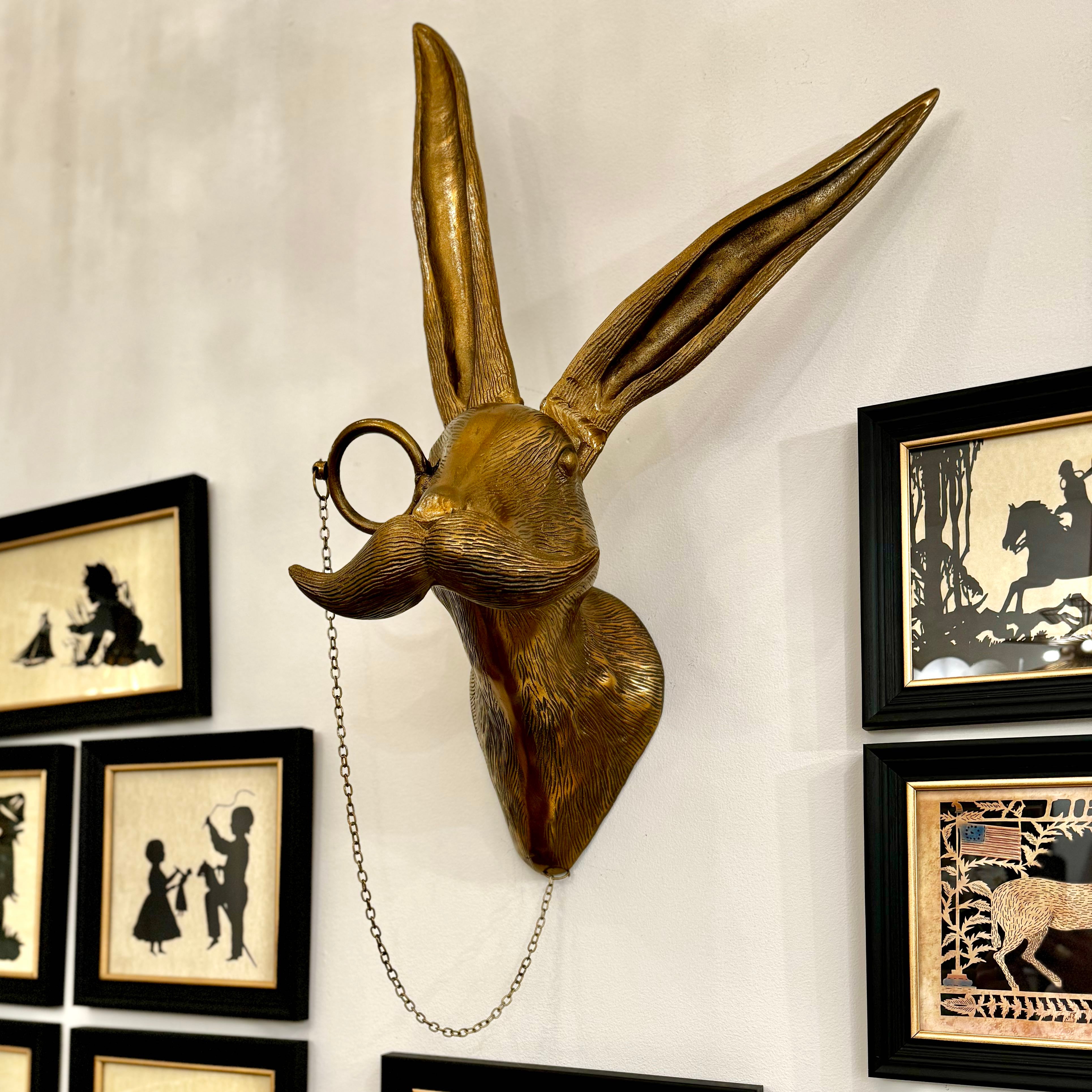 Eric the Hare: Rabbit with Monocle Wall Mount – Thomas Lee Living