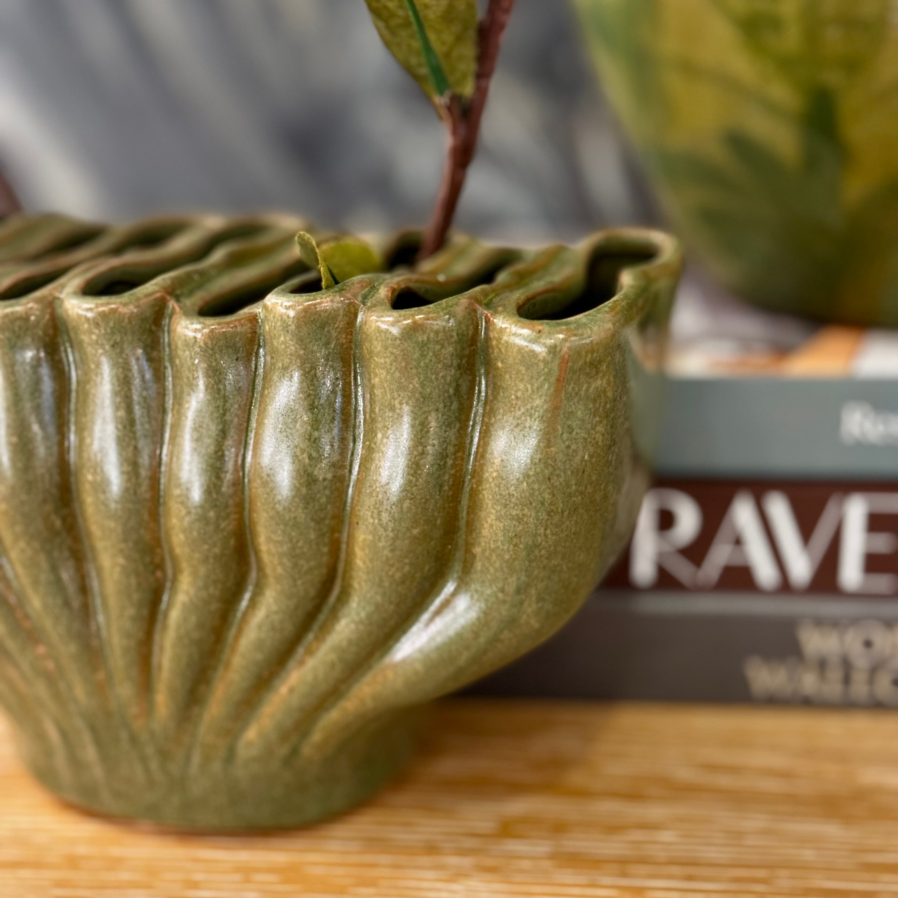 Stoneware Sectional Vase