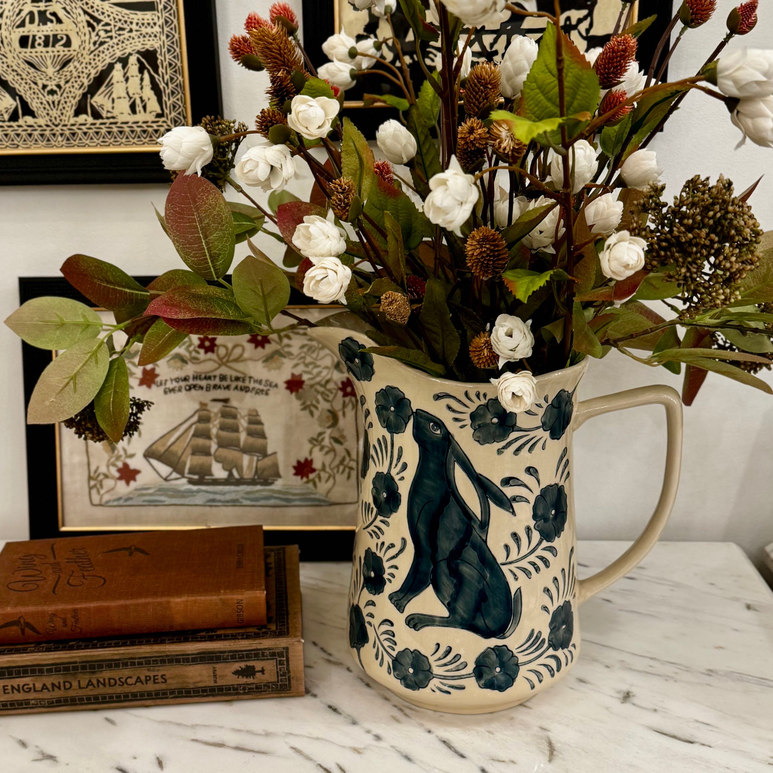 Bunny Rabbit Stoneware Pitcher – Thomas Lee Living
