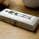 Skeleton Scrimshaw Box