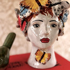 Butterfly Ceramic Head Vase