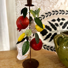 Toleware Fruit Candleholder