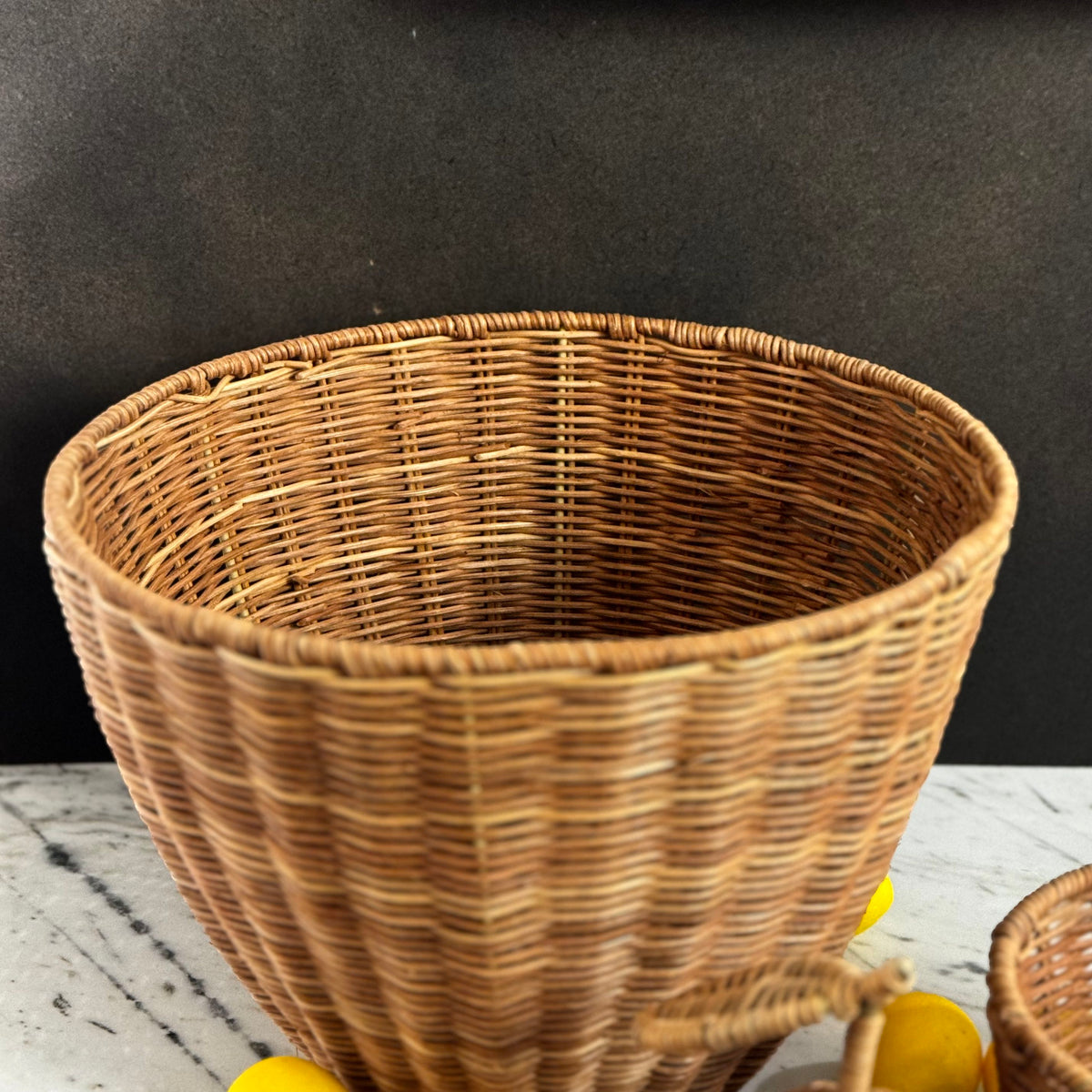 Rattan Lemon Baskets - Set of 2 – Thomas Lee Living