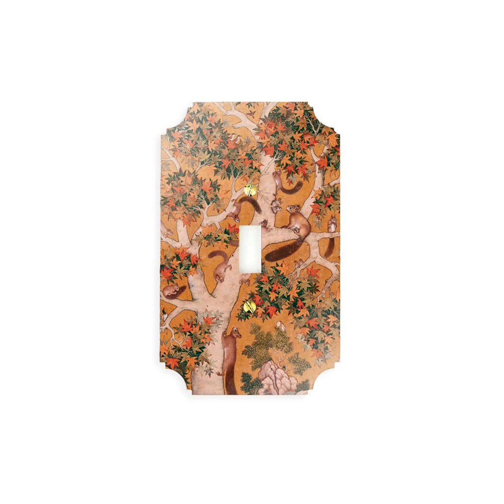 Squirrels in the Tree Single Switch Plate Cover