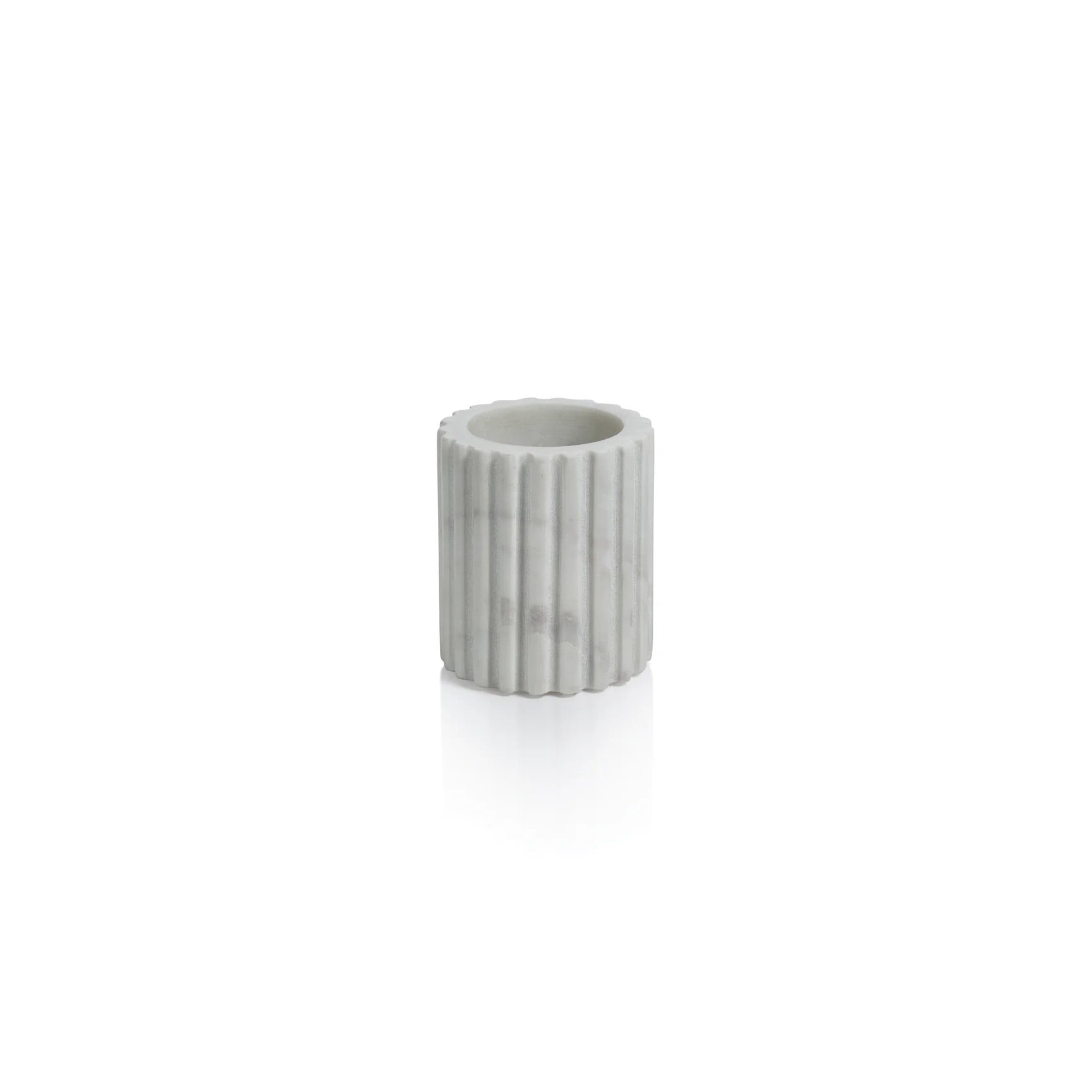 Fluted Marble Tumbler