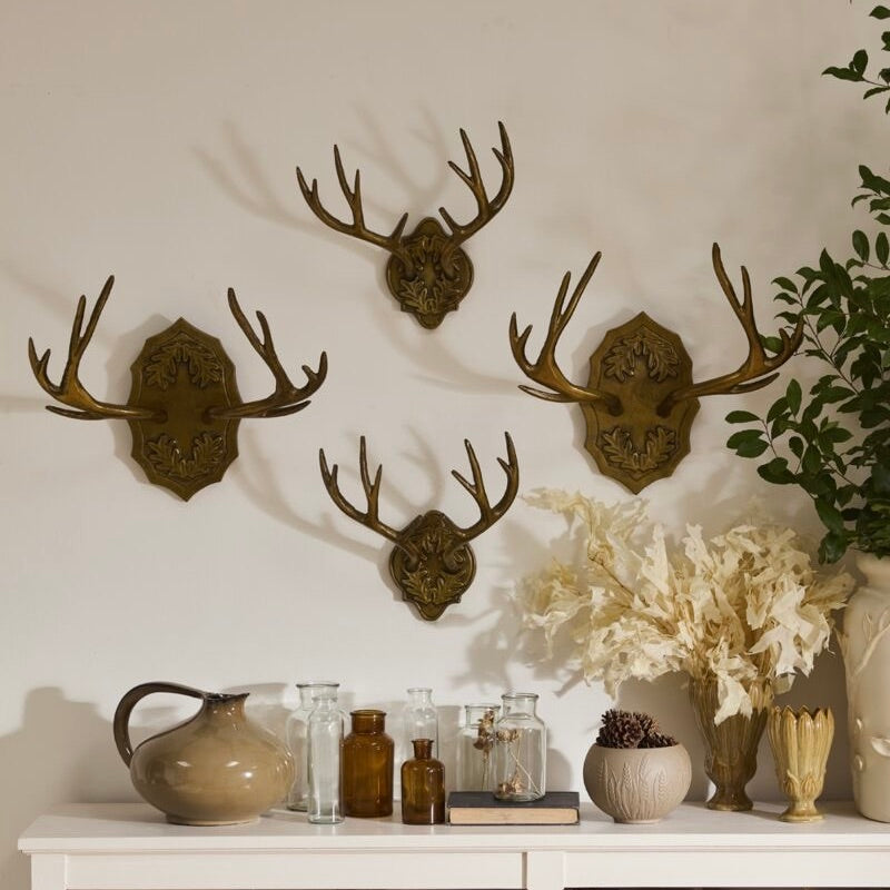 Oak Leaf Antler Wall Mount Large