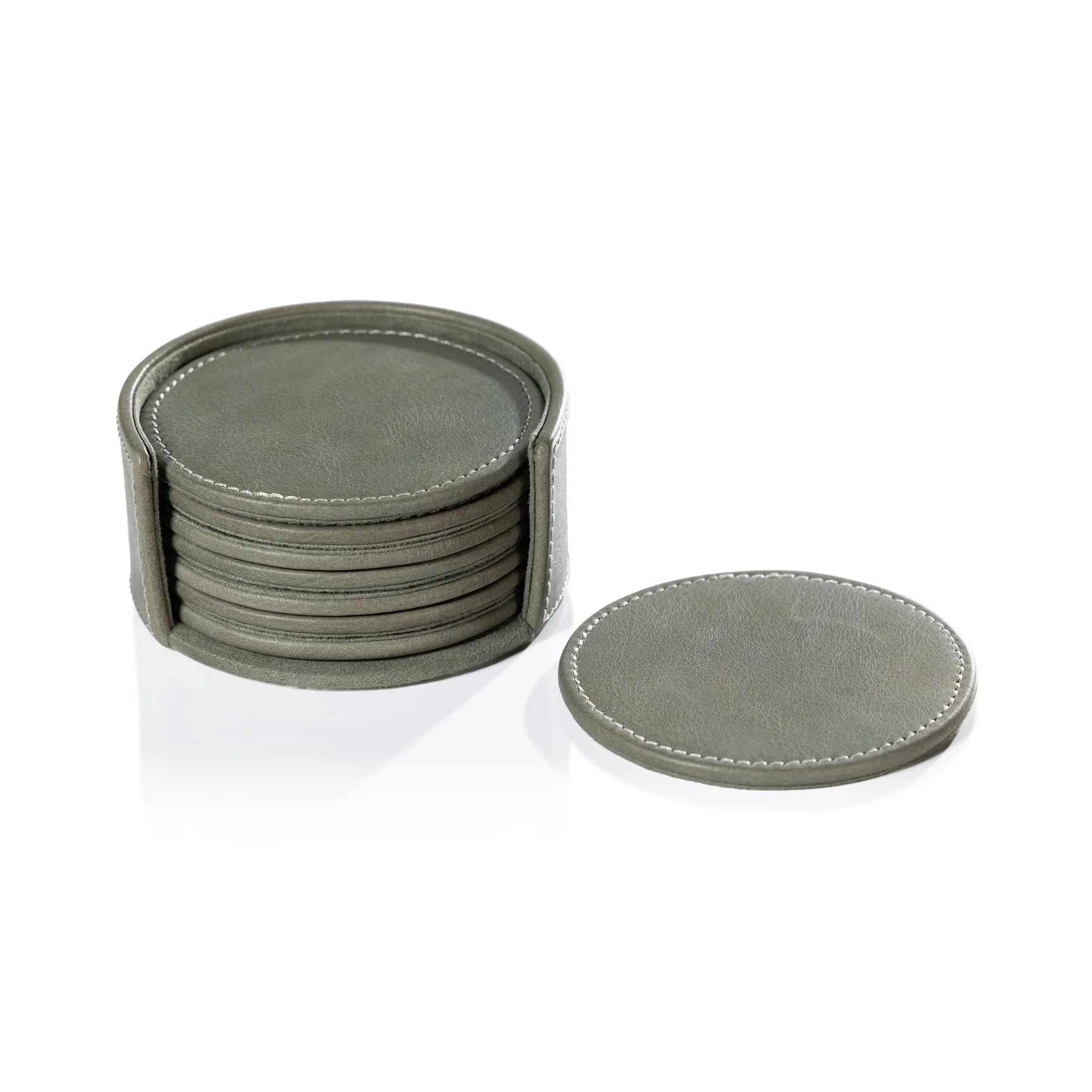 Leather Coasters - Set of 8