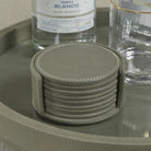 Leather Coasters - Set of 8