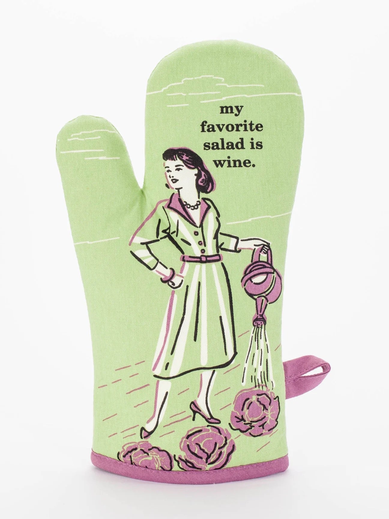 My Favorite Salad is Wine Oven Mitt