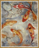 Koi Pond Wall Art