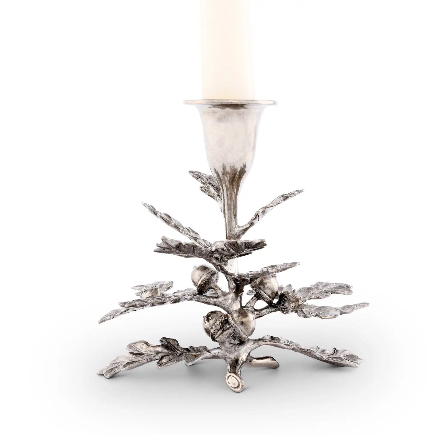 Oak Leaf Candlestick