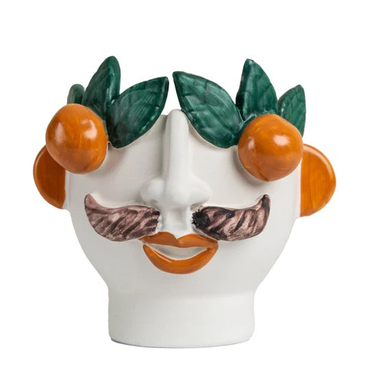 Mandarin Face Vase Small