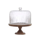 Fluted Cloche Cake Stand