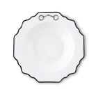 Pewter Bit Bone China Soup Bowl