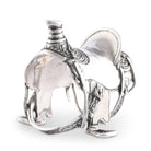 Pewter Cowboy Saddle Napkin Ring