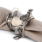 Pewter Cowboy Saddle Napkin Ring