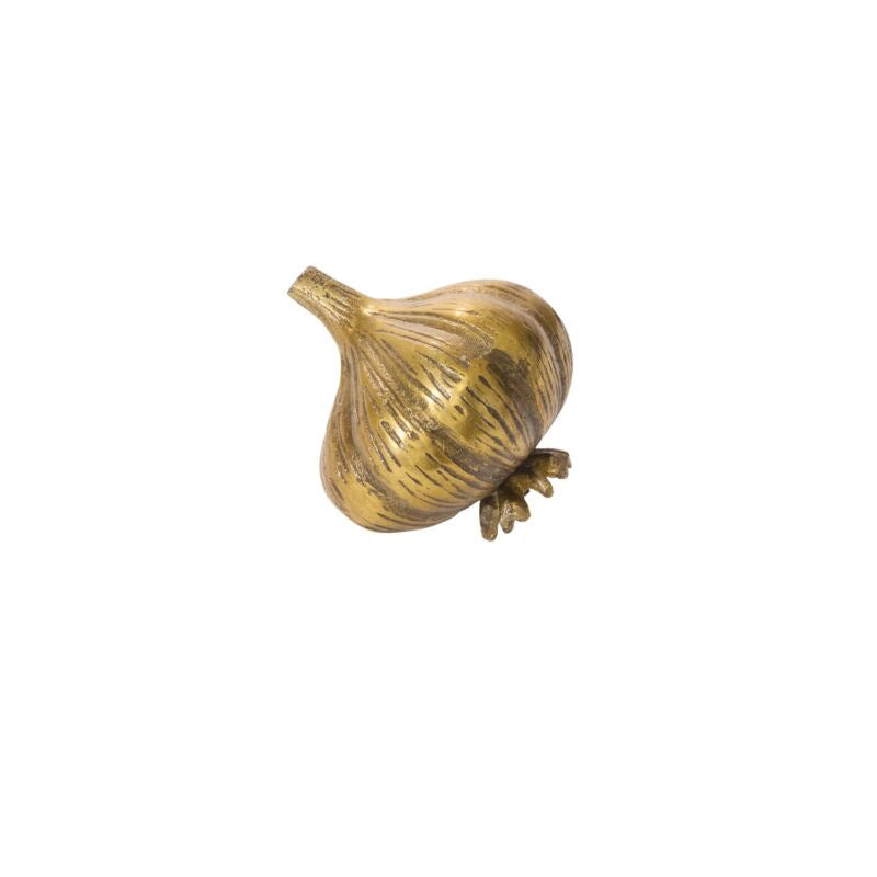 Golden Garlic Sculpture