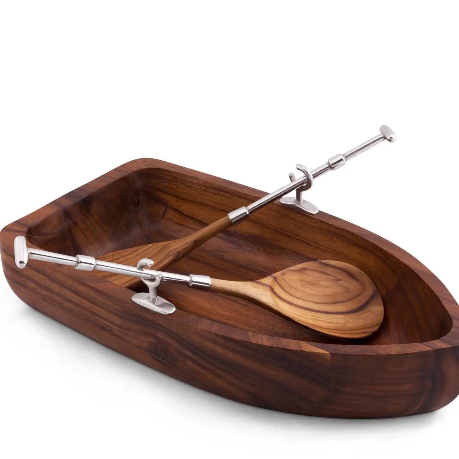 Row Boat Salad Bowl Set