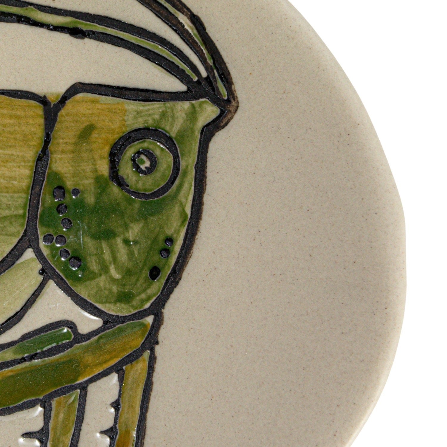 Green Grasshopper Plate