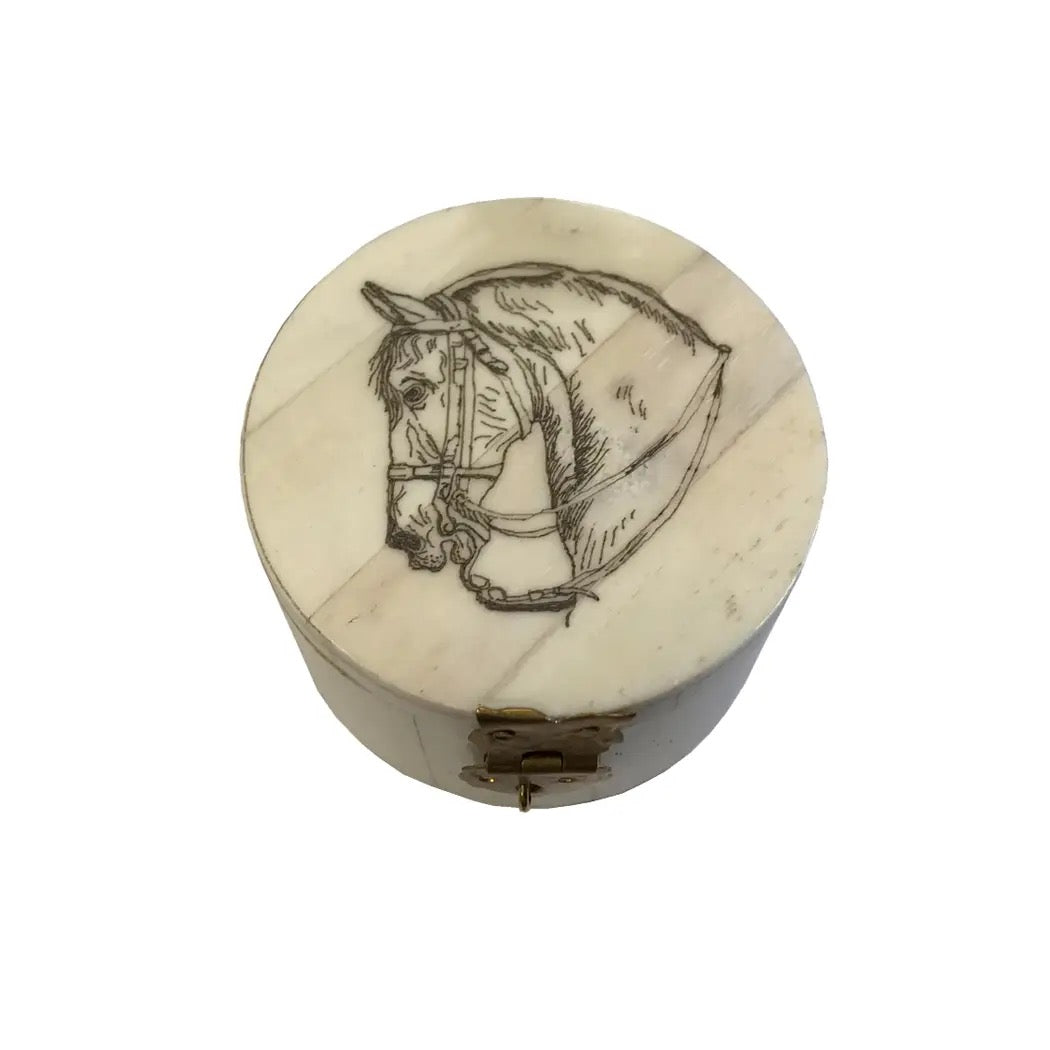 Horse Head Trinket Box