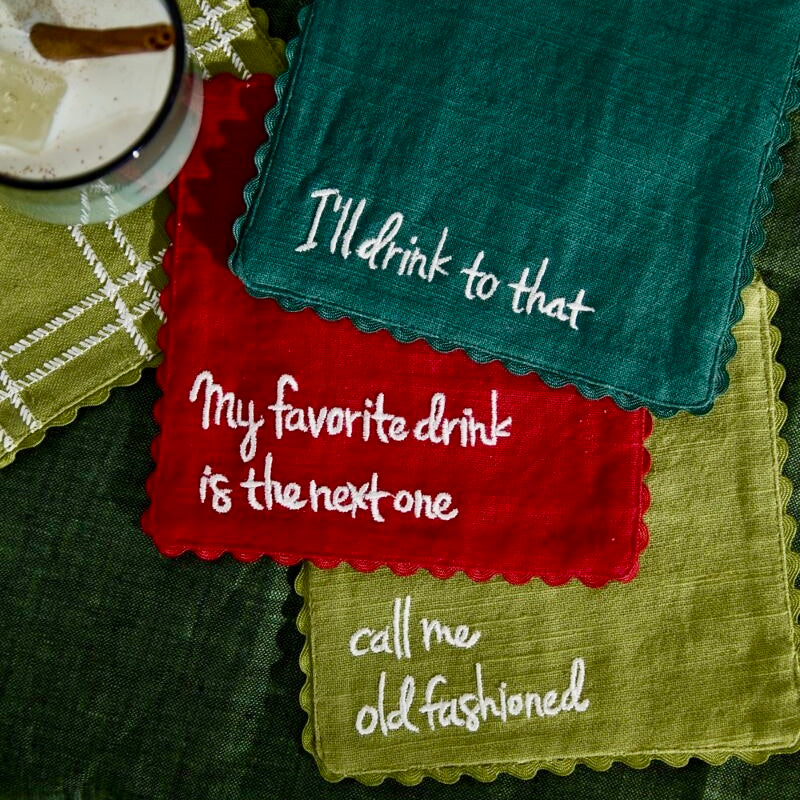 Thomas Lee Living Cocktail Napkin - Thumbnail 3
