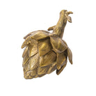 Golden Artichoke Sculpture