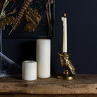 Golden Owl Candleholder