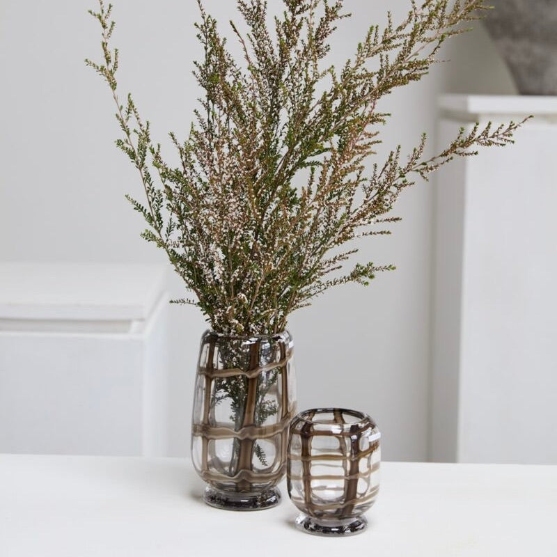 Plaid Vase Large
